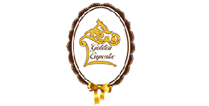 golden cupcake logo