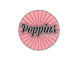 poppins coffe restaurant logo